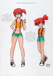 Doujinshi vs Anime: Misty by Kisarasmoon on DeviantArt