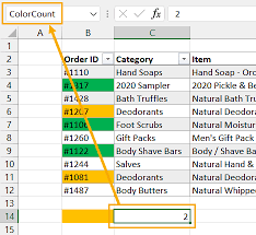 count colored cells in microsoft excel