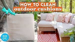 How To Clean Outdoor Seat Cushions