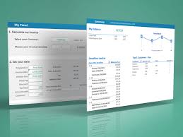 Invoice Generator Tracker Dashboard Excel Google