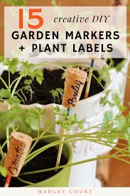 15 creative diy garden markers plant