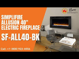 Electric Fireplace Sf All40 Bk