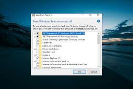 install net framework 3 5 on windows 10