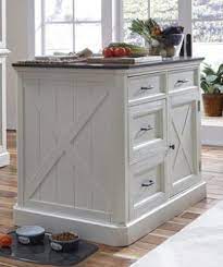 You've found the right white paint for the kitchen walls. Seaside Lodge Hand Rubbed White Kitchen Island With Quartz Stone Top Kitchen Islands And Carts