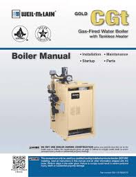 Weil Mclain Cgt Boiler Manual Manualzz Com