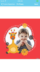 baby photo frames editor for iphone