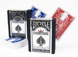 $ 10.99 $ 9.99 add to cart. 12 Pack Bicycle Prestige Red Blue 100 Plastic Playing Cards Poker Siz