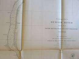 Amazon Com New York Hudson River 1861 Large Nautical Chart