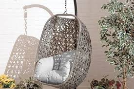 Five Hanging Egg Chairs From B Q The