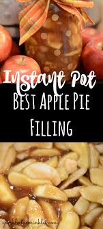 We love a classic pie. Instant Pot Best Apple Pie Filling Sparkles To Sprinkles