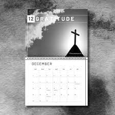 Black And White Wall Calendar Man Of