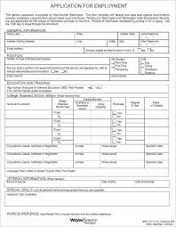 Free Download Generic Employment Application Template 8 Free Pdf