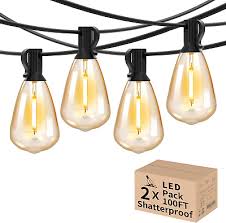 Outdoor String Lights 200ft Commercial