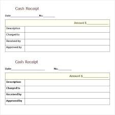 Cash Receipt Form