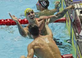Dual 50 and 100m freestyle world record holder cesar cielo. Dressel Wins 100 Fly For 5th Gold At World Swim Meet