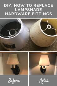 Find deals on black lampshade in light & electric on amazon. Diy How To Replace Lampshade Hardware Fittings Rv Inspiration Small Lamp Shades Uno Lamp Shades Diy Shades