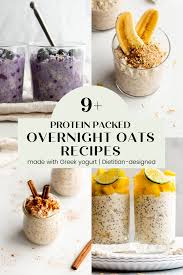 protein packed overnight oats recipes