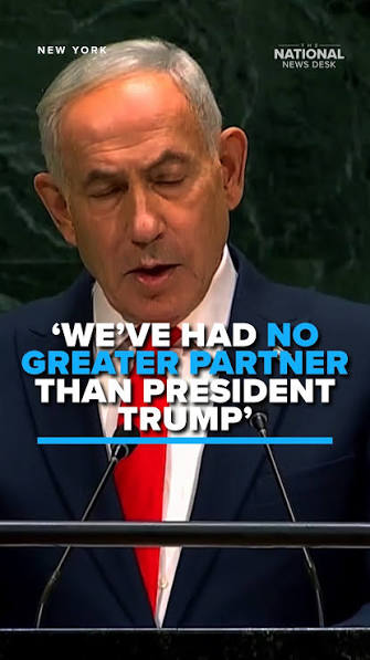 Israeli Prime Minister Benjamin Netanyahu praised President Trump during his address to the U.N. General Assembly, calling the U.S. Israel’s strongest partner in what he described as a battle against ...