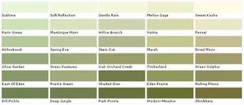 Lowes Sage Green Color Chart Valspar Lowes American
