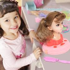 makeup combing hair toy doll