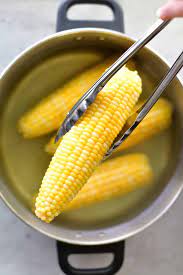 How long to boil corn for elote. Boiled Corn On The Cob The Gunny Sack