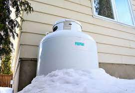 how to propane tanks in winter