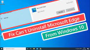 fix can t uninstall microsoft edge from