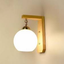Indoor Modern Wooden Wall Lamp Simig