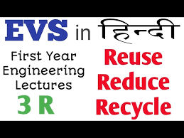 3r reuse reduse recycle in hindi