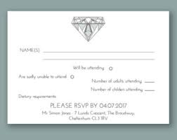 Menu And Rsvp Template With Menu Choices Selection Card Etsy