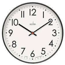 acctim ashridge aston grey wall clock