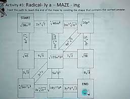 Radically A Maze Ing Trace The Path To