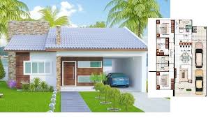 House Design Plan 12x14 Meter With 3