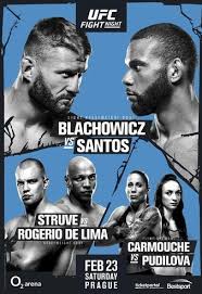 .pst check ufc fight night 185 local time and date location: Ufc On Espn 3 Blachowicz Vs Santos Mma Event Tapology