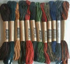 12 Valdani 6 Strand Country Lights Set 1 Floss Embroidery Thread 10 Yd Skeins