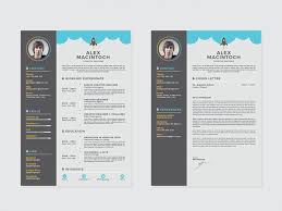 Free Creative Resume Template With Matching Cover Letter