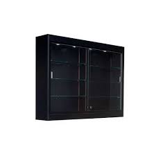 Glass Wall Display Cabinet With Sliding