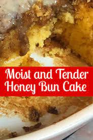 Preheat your oven to 350ºf and grease a 9×13″ baking dish.set it aside. Honey Bun Cake Chef Alli