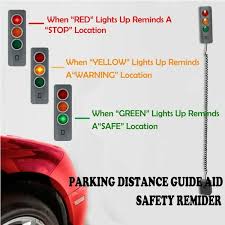 Home Garage Safe Light Parking System Assist Distance Stop Aid Car Guide Sensor Wish