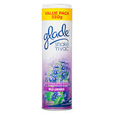glade shake vac powder wild lavender
