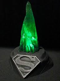 Details About Glow In The Dark Superman Kryptonite Crystal