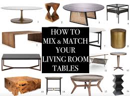 coffee tables side tables how to