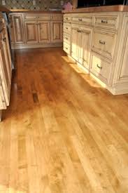 stained maple hardwood floors in