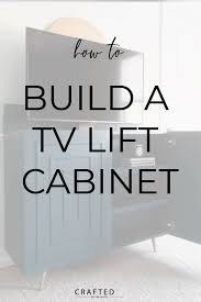 I have watched a bunch of videos and done a lot of searching for ways to make a tv lift. Diy Tv Lift Cabinet Hide Your Tv In A Credenza