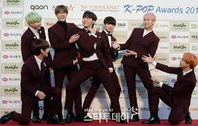 Picture Media Bts At The 5th Gaon Chart K Pop Awards Red