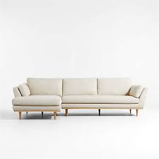 2 piece left arm chaise sectional sofa