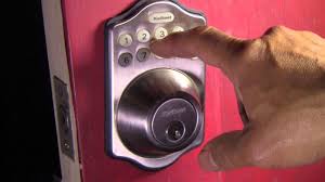 If the keypad flashes green and beeps, then the process is successful. How To Set The Combination On A Kwikset Electronic Lock Filmed With A Vixia Canon Camera Youtube