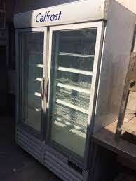 3 Star White Used Two Door Visi Cooler