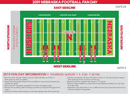 2019 Nebraska Football Fan Day On Thursday