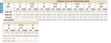 Venezia Size Chart Related Keywords Suggestions Venezia